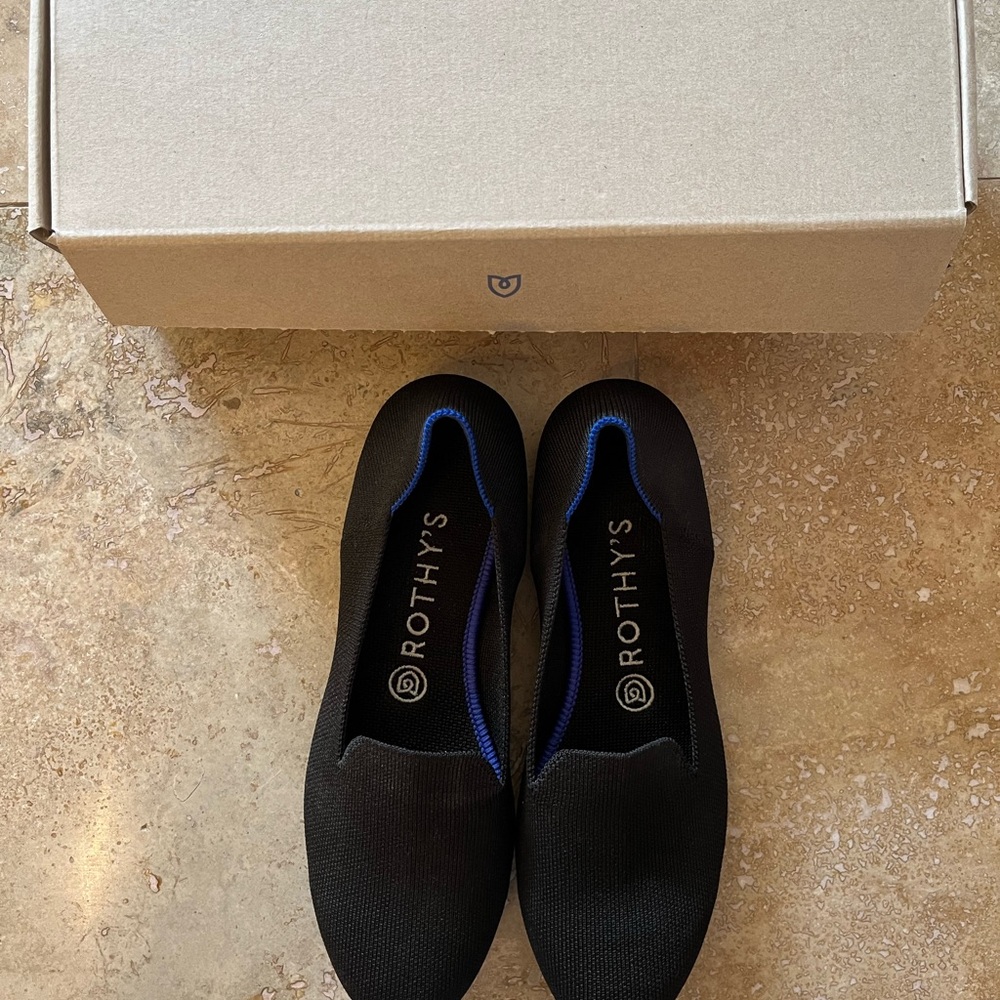 Rothy's Black Slip-On Shoes